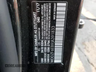 2018 Mercedes-Benz E-Class AMG E 43 with VIN WDDZF6EB9JA391833, listed as a Copart auction lot 44266535 with 38,366 mi miles and Salvage Title. Bid and sale history available at carsss.com. Image 13.