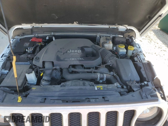 2020 Jeep Wrangler Unlimited Sahara with VIN 1C4HJXEM0LW319209, listed as a Copart auction lot 74741884 with 91,225 mi miles and Non Repairable. Bid and sale history available at carsss.com. Image 12.