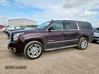 2017 GMC Yukon XL SLT z VIN 1GKS2GKC5HR296292, wystawiony jako Copart lot #63103305 z przebiegiem 78 324 mil mil oraz Czysty tytuł • Clean title. Historia ofert i sprzedaży dostępna na DreamBid. Obrazek 1.