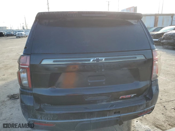 2022 Chevrolet Suburban RST with VIN 1GNSCEKD8NR205606, listed as a Copart auction lot 43213945 with NaN miles and Salvage Title. Bid and sale history available at carsss.com. Image 6.