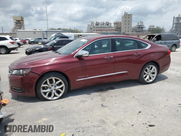 2017 Chevrolet Impala Premier with VIN 2G1145S31H9159505, listed as a Copart auction lot 57461525 with 157,854 mi miles and Clean title. Bid and sale history available at DreamBid. Image 1.