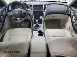 2015 Infiniti Q50 with VIN JN1BV7AP6FM347741, listed as a Copart auction lot 54668405 with 84,788 mi miles and Salvage title. Bid and sale history available at DreamBid. Image 8.