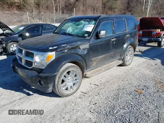 2007 Dodge Nitro SLT with VIN 1D8GU58K67W688374, listed as a IAAI auction lot 41392892 with 97,402 mi miles. Bid and sale history available at carsss.com. Image 2.