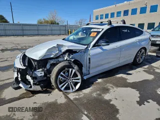 2015 BMW 3 Series GT 328i Gran Turismo xDrive with VIN WBA3X5C50FD560628, listed as a Copart auction lot 52111655 with Not Provided miles and Salvage Title. Bid and sale history available at DreamBid. Image 1.