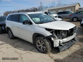 2014 Toyota Highlander XLE with VIN 5TDJKRFH5ES052647, listed as a Copart auction lot 42293425 with 125,479 mi miles and Salvage Title. Bid and sale history available at carsss.com. Image 4.