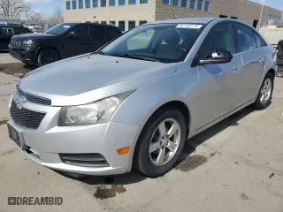 2014 Chevrolet Cruze 1LT with VIN 1G1PC5SB7E7360715, listed as a Copart auction lot 50190175 with 107,026 mi miles and Salvage Title. Bid and sale history available at carsss.com. Image 1.