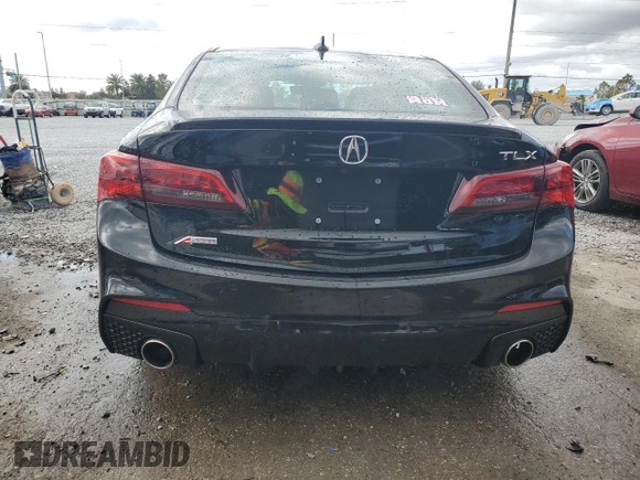 2020 Acura TLX w/A-Spec Pkg with VIN 19UUB1F62LA009571, listed as a Copart auction lot 84663584 with 13,150 mi miles and Salvage Title. Bid and sale history available at carsss.com. Image 6.