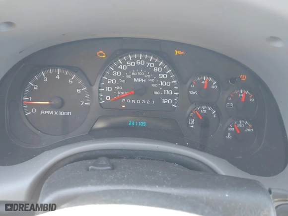 2008 Chevrolet TrailBlazer LT w/1LT with VIN 1GNDS13S182198903, listed as a IAAI auction lot 41769977 with 231,109 mi miles. Bid and sale history available at carsss.com. Image 7.