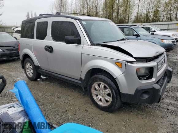 2008 Honda Element EX with VIN 5J6YH18758L000406, listed as a Copart auction lot 52365135 with 193,725 mi miles and Salvage Title. Bid and sale history available at DreamBid. Image 4.
