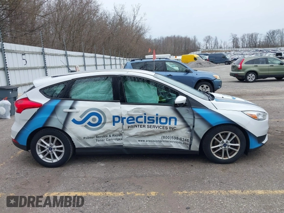 2015 Ford Focus SE with VIN 1FADP3K29FL289504, listed as a IAAI auction lot 41963365 with Not Provided miles. Bid and sale history available at carsss.com. Image 13.