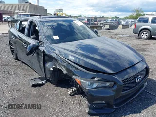 2017 Infiniti Q50 Premium with VIN JN1EV7AP1HM735587, listed as a IAAI auction lot 42341024 with 107,372 mi miles and . Bid and sale history available at DreamBid. Image 6.