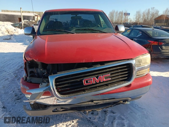 1999 GMC Sierra 1500 SLE with VIN 1GTEK14V3XE533078, listed as a Copart auction lot 48763075 with 160,477 mi miles and Salvage Title. Bid and sale history available at DreamBid. Image 5.