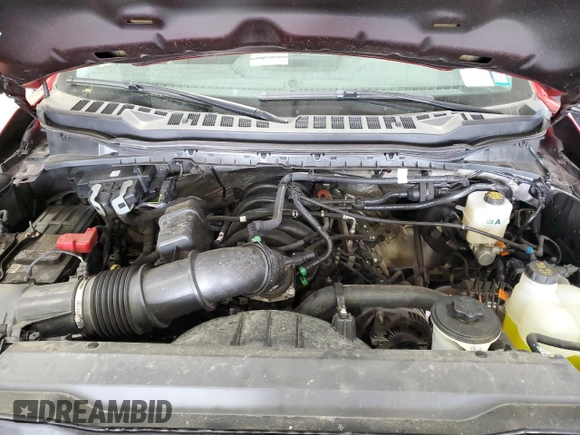 2024 Ford F-250 XL with VIN 1FT7W2BA4REE20696, listed as a Copart auction lot 56710255 with 20,917 mi miles and Salvage title. Bid and sale history available at DreamBid. Image 11.