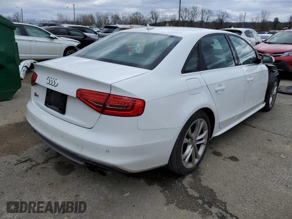 2015 Audi S4 Premium Plus with VIN WAUBGAFLXFA099017, listed as a Copart auction lot 42758243 with 121,904 mi miles. Bid and sale history available at carsss.com. Image 3.