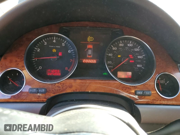 2004 Audi A8 L with VIN WAUML44E24N006328, listed as a Copart auction lot 78451494 with 181,619 mi miles and Salvage Title. Bid and sale history available at carsss.com. Image 9.