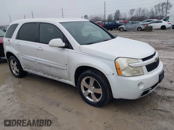 2009 Chevrolet Equinox Sport with VIN 2CNDL037196250431, listed as a IAAI auction lot 41486308 with 199,069 mi miles. Bid and sale history available at carsss.com. Image 1.