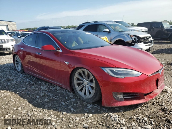 2016 Tesla Model S 70 with VIN 5YJSA1E1XGF153509, listed as a Copart auction lot 65047634 with 51,235 mi miles and Salvage Title. Bid and sale history available at carsss.com. Image 4.