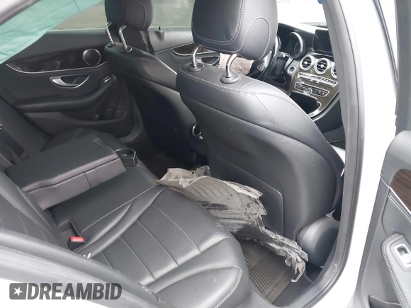 2015 Mercedes-Benz C 300 with VIN 55SWF4JB1FU077386, listed as a IAAI auction lot 42164280 with 104,452 mi miles and . Bid and sale history available at carsss.com. Image 8.
