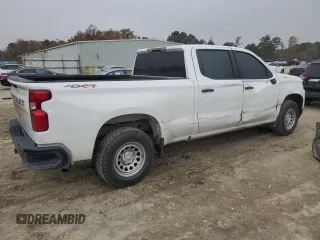 2021 Chevrolet Silverado 1500 Work Truck with VIN 1GCUYAEF8MZ307091, listed as a Copart auction lot 81275434 with 101,822 mi miles and Salvage Title. Bid and sale history available at DreamBid. Image 3.