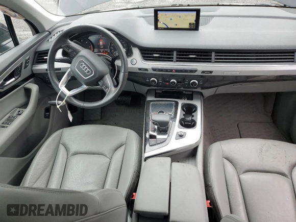 2019 Audi Q7 Premium with VIN WA1AHAF75KD024615, listed as a Copart auction lot 61334565 with 56,833 mi miles and Salvage title. Bid and sale history available at DreamBid. Image 8.