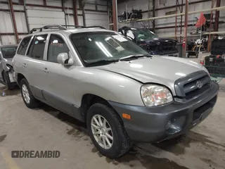 2005 Hyundai Santa Fe GLS with VIN KM8SC73D35U876600, listed as a IAAI auction lot 41535489 with 109,923 mi miles. Bid and sale history available at carsss.com. Image 1.