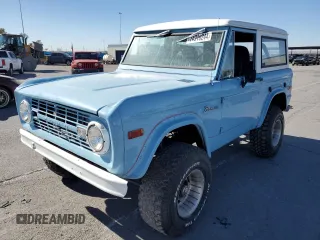 1976 Ford Bronco z VIN U15GLB56086, wystawiony jako Copart lot #74910244 z przebiegiem Nie podano mil oraz Czysty tytuł • Clean title. Historia ofert i sprzedaży dostępna na DreamBid. Obrazek 2.