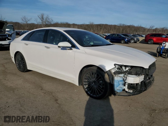 2017 Lincoln MKZ Hybrid Reserve with VIN 3LN6L5MU3HR647611, listed as a Copart auction lot 46527125 with Not provided miles and Salvage title. Bid and sale history available at DreamBid. Image 4.