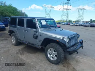 2014 Jeep Wrangler Unlimited Sport with VIN 1C4BJWDG6EL194359, listed as a IAAI auction lot 42182236 with 134,889 mi miles and . Bid and sale history available at DreamBid. Image 6.