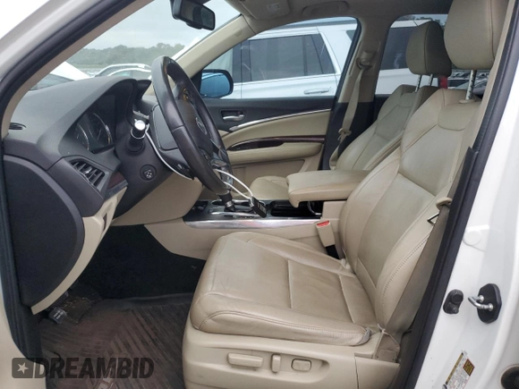 2015 Acura MDX Technology with VIN 5FRYD3H41FB012506, listed as a Copart auction lot 79492514 with 236,232 mi miles and Salvage Title. Bid and sale history available at DreamBid. Image 7.