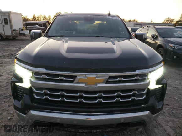 2023 Chevrolet Silverado 1500 LTZ with VIN 2GCUDGEDXP1141604, listed as a Copart auction lot 87593255 with 47,296 mi miles and Salvage Title. Bid and sale history available at carsss.com. Image 5.
