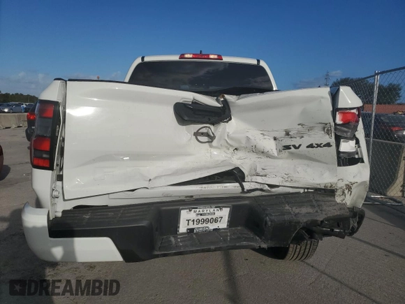 2023 Nissan Frontier SV with VIN 1N6ED1EK3PN648324, listed as a Copart auction lot 78440414 with 31,368 mi miles and Salvage title. Bid and sale history available at DreamBid. Image 6.