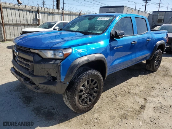 2024 Chevrolet Colorado 4WD Trail Boss with VIN 1GCPTEEK0R1228312, listed as a Copart auction lot 47825475 with 12,638 mi miles and Salvage Title. Bid and sale history available at carsss.com. Image 1.