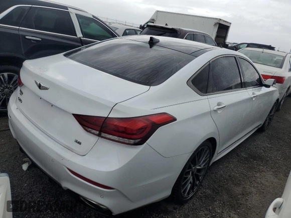 2019 Genesis G80 3.8L z VIN KMHGN4JEXKU289140, wystawiony jako Copart lot #76827084 z przebiegiem Nie podano mil oraz Nie do naprawy • Non repairable. Historia ofert i sprzedaży dostępna na DreamBid. Obrazek 3.