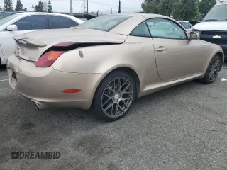 2004 Lexus SC with VIN JTHFN48YX40060188, listed as a Copart auction lot 54439165 with 115,169 mi miles and Salvage Title. Bid and sale history available at carsss.com. Image 3.
