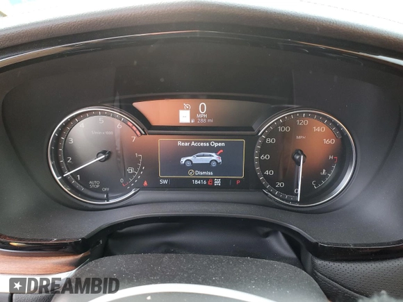 2023 Cadillac XT5 AWD Premium Luxury with VIN 1GYKNDR46PZ139279, listed as a Copart auction lot 43563245 with 18,416 mi miles and Salvage Title. Bid and sale history available at DreamBid. Image 9.