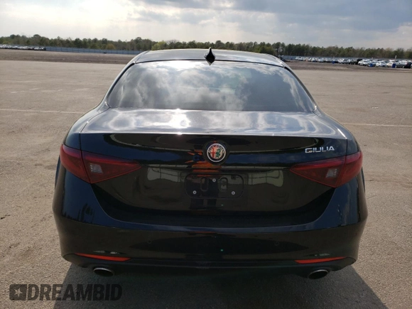 2018 Alfa Romeo Giulia with VIN ZARFAEBNXJ7576920, listed as a Copart auction lot 49524873 with 35,064 mi miles. Bid and sale history available at carsss.com. Image 6.