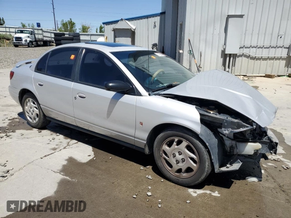 2001 Saturn SL with VIN 1G8ZK54751Z286375, listed as a Copart auction lot 57785845 with 78,371 mi miles and Salvage title. Bid and sale history available at DreamBid. Image 4.