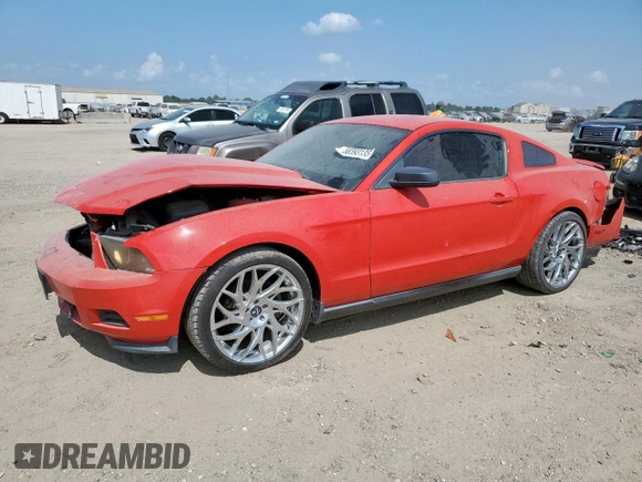 2011 Ford Mustang V6 with VIN 1ZVBP8AM2B5109535, listed as a Copart auction lot 58393135 with 200,130 mi miles and Salvage title. Bid and sale history available at DreamBid. Image 1.