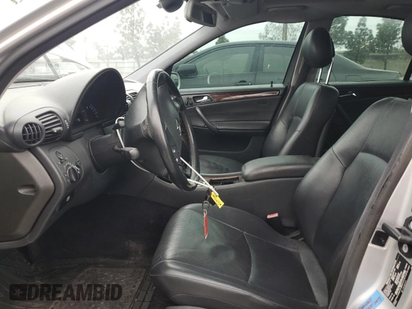 2001 Mercedes-Benz C 320 with VIN WDBRF64J01F124150, listed as a Copart auction lot 50624475 with Not Provided miles and Clean Title. Bid and sale history available at DreamBid. Image 7.