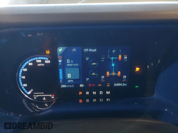 2021 Ford Bronco z VIN 1FMEE5DHXMLA92853, wystawiony jako Copart lot #51822135 z przebiegiem 34 894 mil mil oraz Szkoda całkowita • Salvage title. Historia ofert i sprzedaży dostępna na DreamBid. Obrazek 9.
