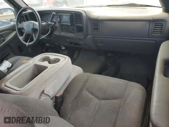 2005 Chevrolet Silverado 1500 Work Truck with VIN 1GCEC19X45Z315745, listed as a Copart auction lot 56436765 with 167,926 mi miles and Salvage Title. Bid and sale history available at DreamBid. Image 8.