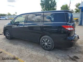 2015 Nissan Quest S with VIN JN8AE2KP2F9134223, listed as a Copart auction lot 55396464 with 114,334 mi miles and Salvage Title. Bid and sale history available at carsss.com. Image 2.