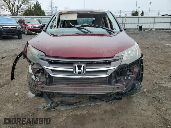 2013 Honda CR-V LX with VIN 5J6RM3H37DL033099, listed as a Copart auction lot 52578235 with 122,548 mi miles and Salvage Title. Bid and sale history available at carsss.com. Image 5.