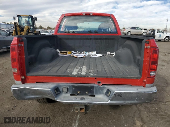 2004 Dodge 2500 SLT with VIN 3D3KU28C04G245526, listed as a Copart auction lot 43070795 with Not Provided miles and Non Repairable. Bid and sale history available at carsss.com. Image 6.