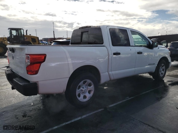 2021 Nissan Titan SV with VIN 1N6AA1EE5MN528618, listed as a Copart auction lot 48708505 with 62,850 mi miles and Salvage Title. Bid and sale history available at carsss.com. Image 3.