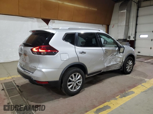 2019 Nissan Rogue SV with VIN JN8AT2MV6KW376915, listed as a Copart auction lot 52355725 with 84,630 mi miles and Salvage Title. Bid and sale history available at carsss.com. Image 3.