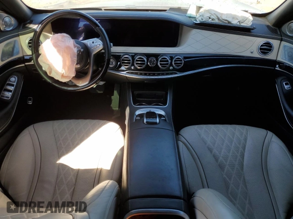 2020 Mercedes-Benz S with VIN W1KUX8AB1LA564983, listed as a Copart auction lot 48163955 with Not Provided miles and Clean Title. Bid and sale history available at DreamBid. Image 8.