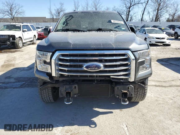 2016 Ford F-150 XLT with VIN 1FTEX1EP2GFD61525, listed as a Copart auction lot 48534085 with 92,859 mi miles and Salvage Title. Bid and sale history available at carsss.com. Image 5.