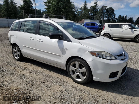2007 Mazda 5 Touring with VIN JM1CR293970145575, listed as a Copart auction lot 62800145 with 139,286 mi miles and Salvage title. Bid and sale history available at DreamBid. Image 4.