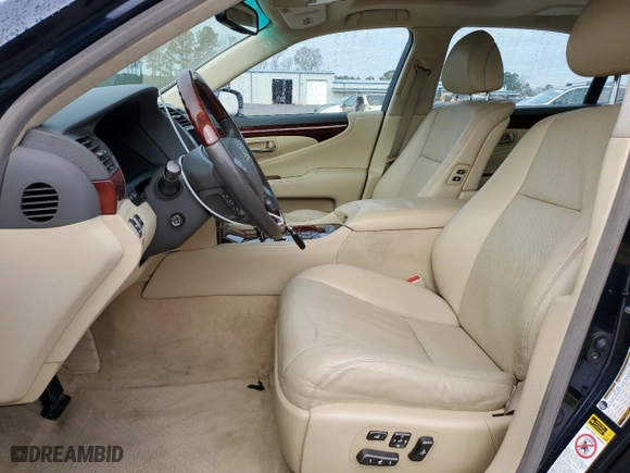 2007 Lexus LS 460 LWB with VIN JTHGL46F775000730, listed as a Copart auction lot 86303574 with NaN miles and Salvage Title. Bid and sale history available at carsss.com. Image 7.